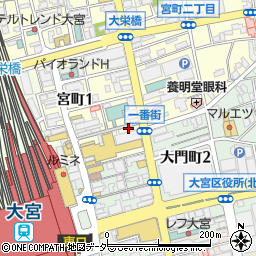 大宮牛タンいろ葉周辺の地図