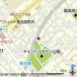 岡長人形店周辺の地図