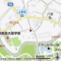 埼玉県さいたま市緑区上野田464周辺の地図
