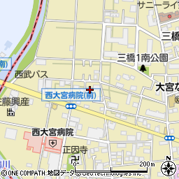埼玉県さいたま市大宮区三橋1丁目782周辺の地図