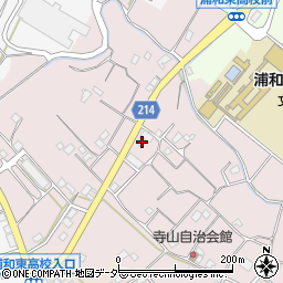 埼玉県さいたま市緑区寺山846周辺の地図