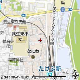 ウエキグミ本社武生周辺の地図