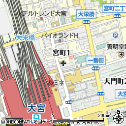 赤から大宮東口店周辺の地図