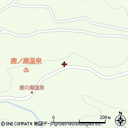 鹿ノ瀬温泉周辺の地図