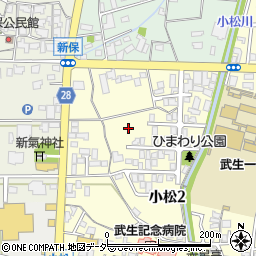 福井県越前市小松2丁目周辺の地図