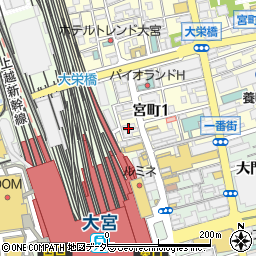 株式会社レックス大興　大宮東口店周辺の地図