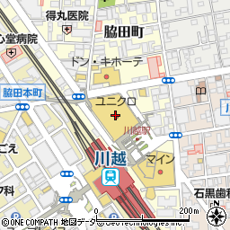 ロッテリア川越アトレ店周辺の地図