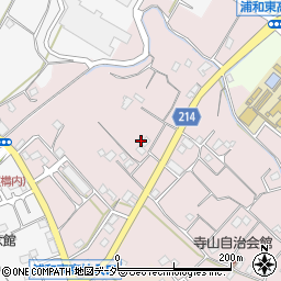 埼玉県さいたま市緑区寺山781周辺の地図