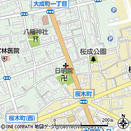 山形銀行大宮支店周辺の地図