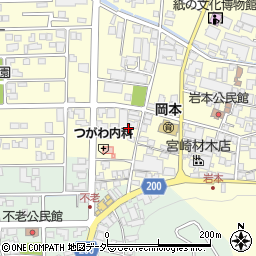 福田機業場周辺の地図