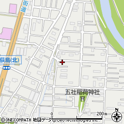 埼玉県越谷市南荻島3721周辺の地図