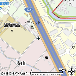 埼玉県さいたま市緑区寺山303周辺の地図