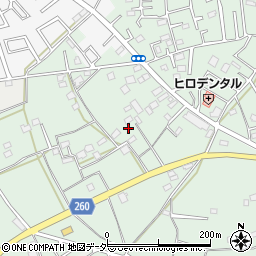 埼玉県川越市的場165周辺の地図