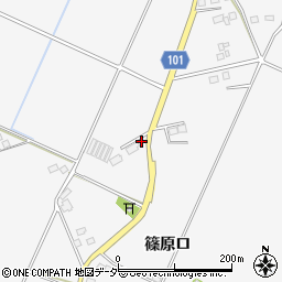 千葉県香取市篠原ロ1002周辺の地図