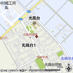 茨城県取手市光風台1丁目4-6周辺の地図