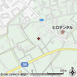 埼玉県川越市的場166周辺の地図