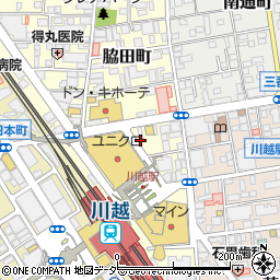 株式会社まるやま　川越店周辺の地図