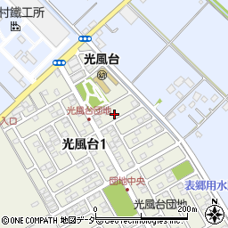 茨城県取手市光風台1丁目4-5周辺の地図