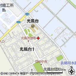茨城県取手市光風台1丁目4周辺の地図