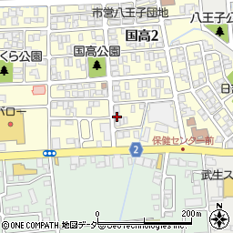 八王子食堂周辺の地図