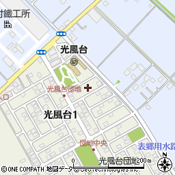 茨城県取手市光風台1丁目4-4周辺の地図