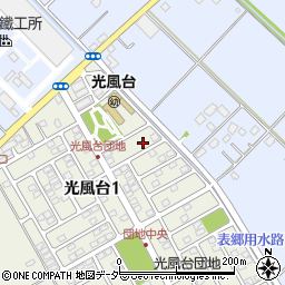 茨城県取手市光風台1丁目4-3周辺の地図