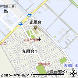 茨城県取手市光風台1丁目4-12周辺の地図