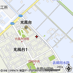 茨城県取手市光風台1丁目4-1周辺の地図