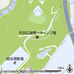 富士見町町民広場第一キャンプ場周辺の地図