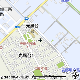 茨城県取手市光風台1丁目4-14周辺の地図