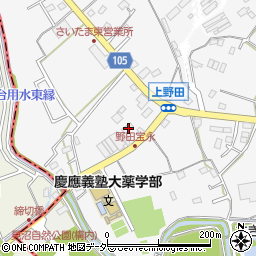 埼玉県さいたま市緑区上野田575周辺の地図