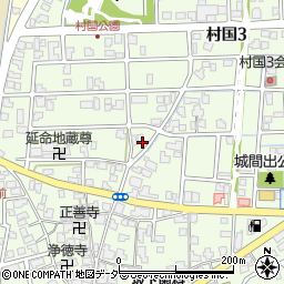福井県越前市村国周辺の地図