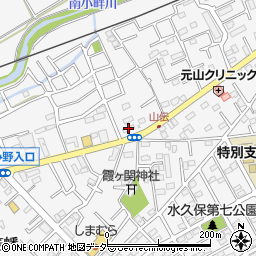 ＥＮＥＯＳ笠幡ＳＳ周辺の地図
