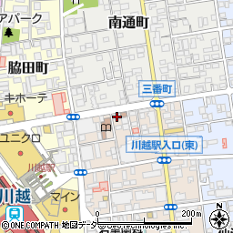 埼玉県川越市菅原町24-1周辺の地図