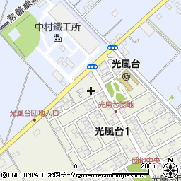 茨城県取手市光風台1丁目11-17周辺の地図