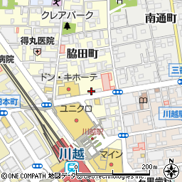 ＡＺ川越店周辺の地図