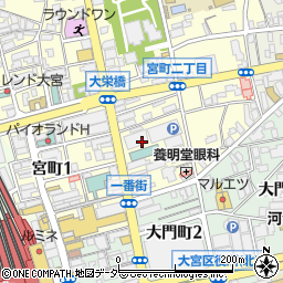 タウンワーク　南埼玉サービス周辺の地図
