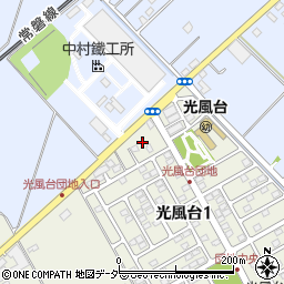 茨城県取手市光風台1丁目11周辺の地図