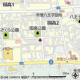 武生八王子郵便局周辺の地図