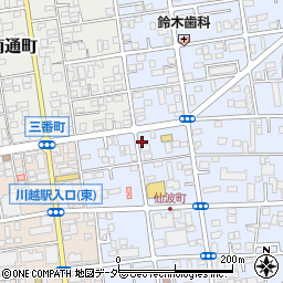 ＳＡＮパークＥＣＯ川越仙波町１駐車場周辺の地図