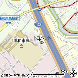 埼玉トヨペット浦和サービスセンター周辺の地図