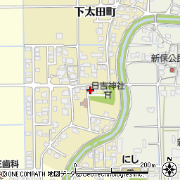福井県越前市下太田町19周辺の地図
