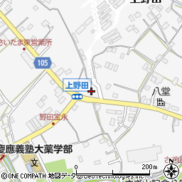 埼玉県さいたま市緑区上野田707周辺の地図
