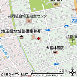 社会福祉法人埼玉県視覚障害者福祉センター埼玉点字図書館周辺の地図