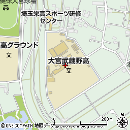 埼玉県立大宮武蔵野高等学校周辺の地図