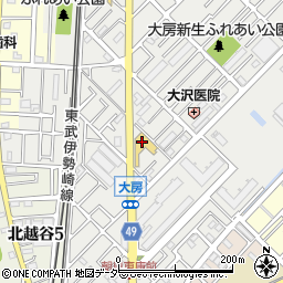 日産サティオ埼玉越谷店周辺の地図