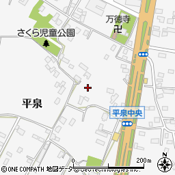 茨城県神栖市平泉周辺の地図