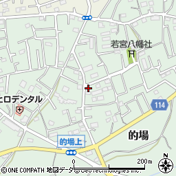 埼玉県川越市的場458周辺の地図