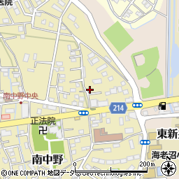 埼玉県さいたま市見沼区南中野523-1周辺の地図
