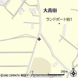 千葉県柏市大青田304周辺の地図